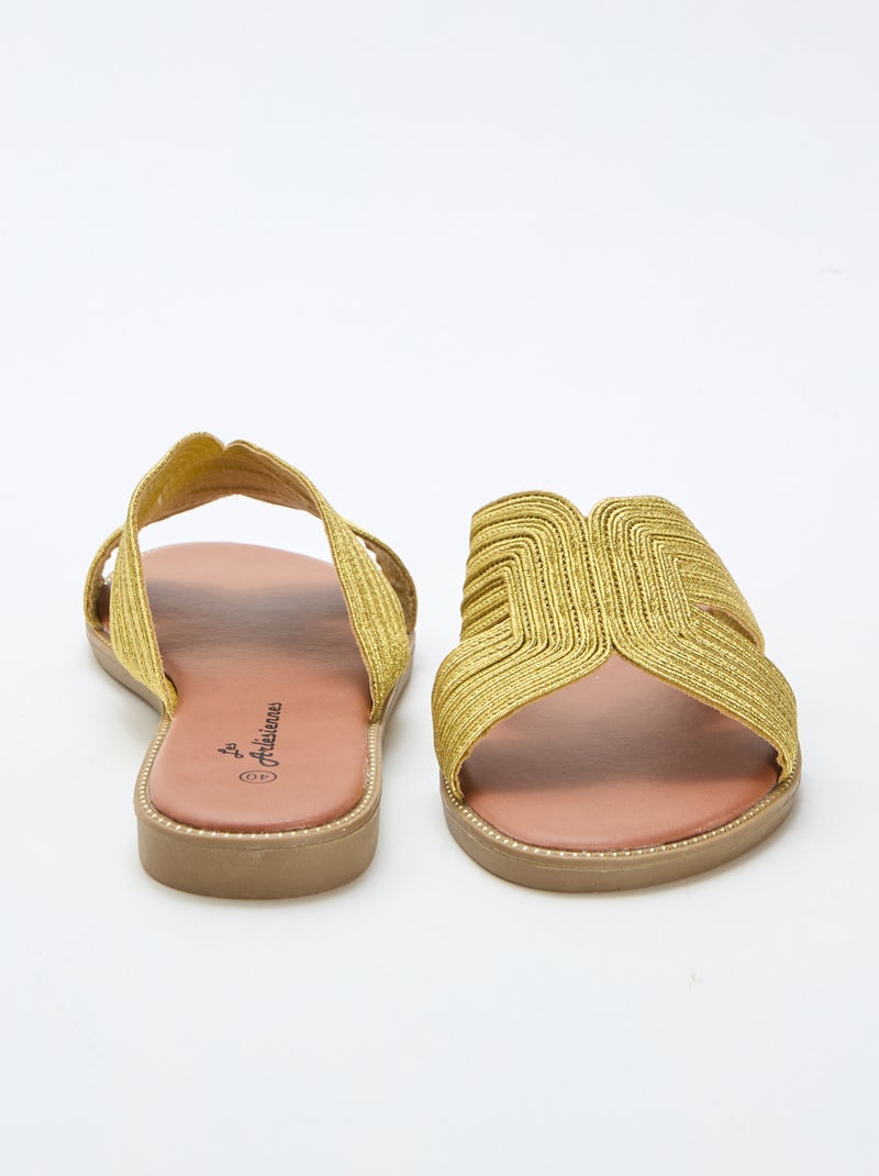 Mules in tessuto Giallo - Kiabi