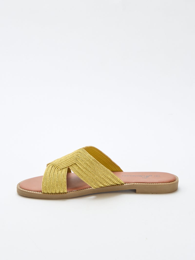 Mules in tessuto Giallo - Kiabi
