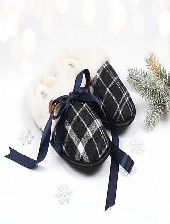 Mules uomo Jacquard scozzese MU9732