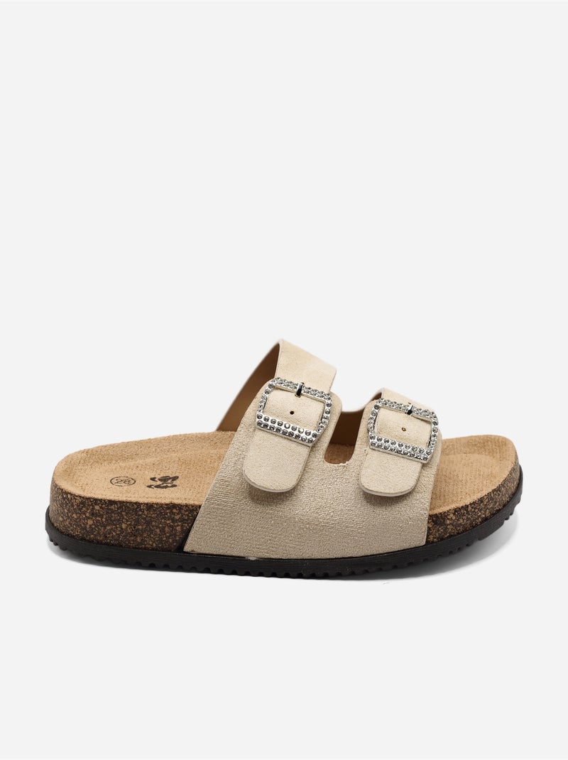 Muli cinturino incrociato Beige - Kiabi