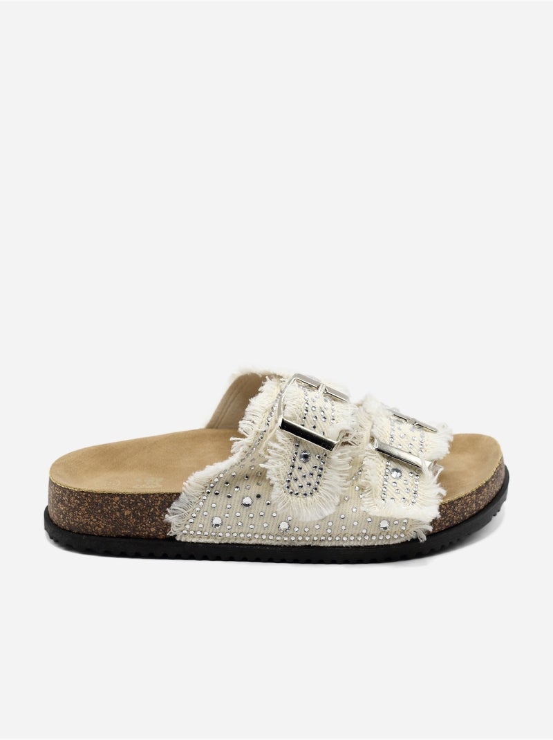 Muli cinturino incrociato Beige - Kiabi