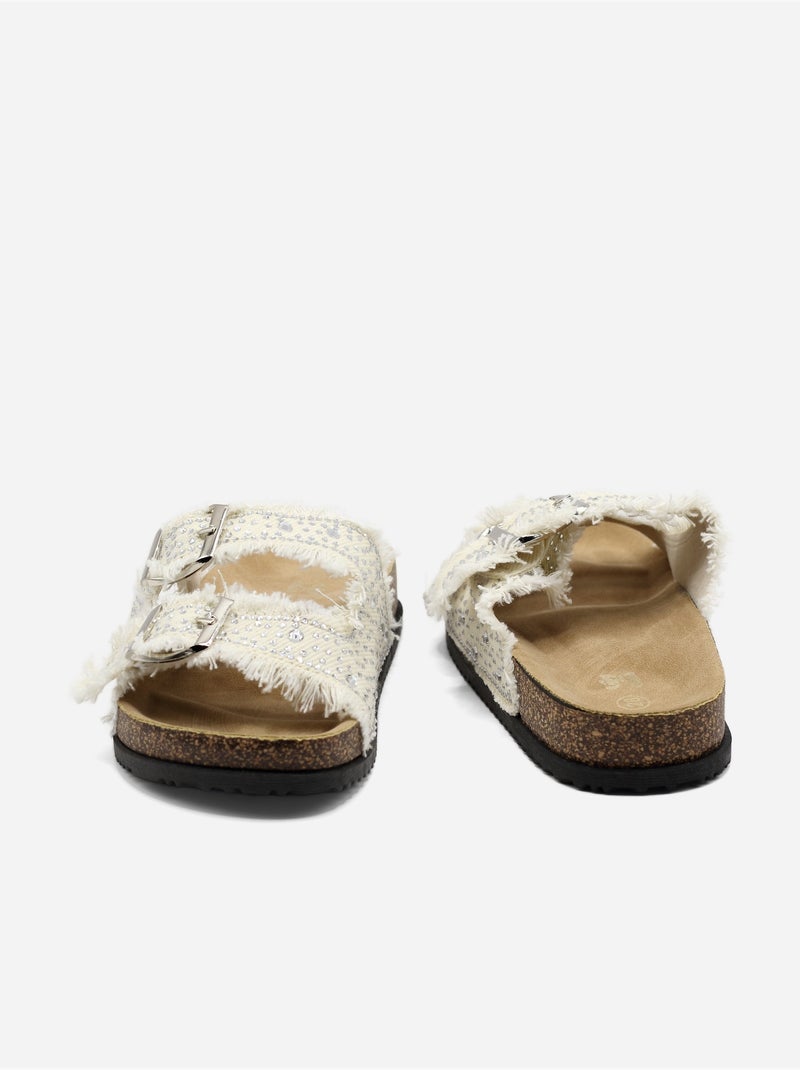 Muli cinturino incrociato Beige - Kiabi