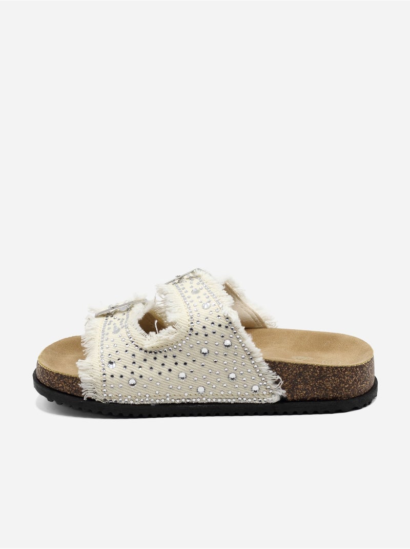 Muli cinturino incrociato Beige - Kiabi