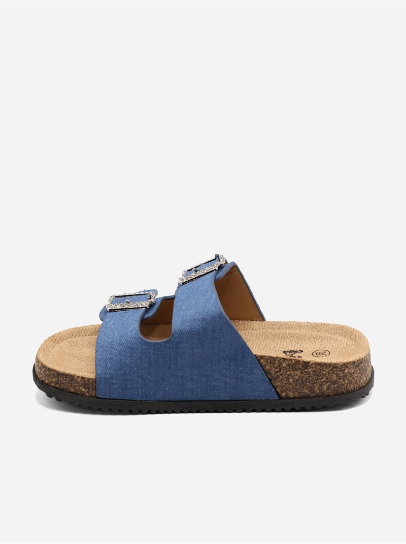 Muli cinturino incrociato Blu - Kiabi
