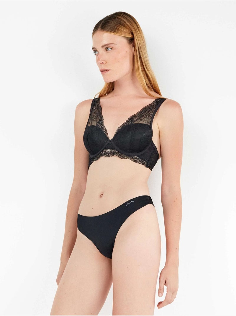 Mutandine assortite in colori Nero - Kiabi