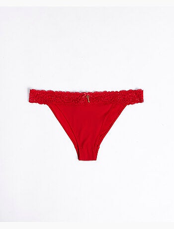 Mutandine in pizzo ADMAS con confezione regalo per donna