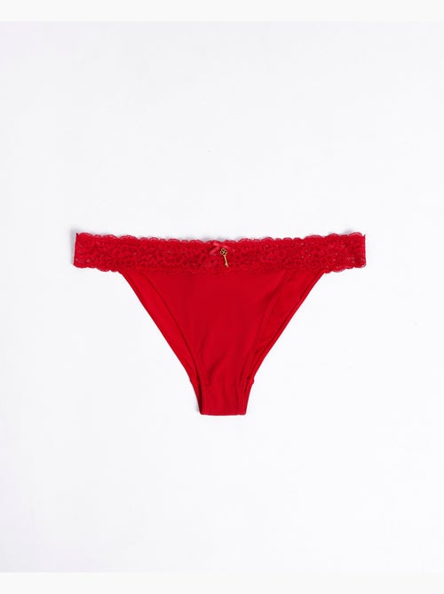 Mutandine in pizzo ADMAS con confezione regalo per donna - Kiabi Mutandine in pizzo ADMAS con confezione regalo per donna - Kiabi