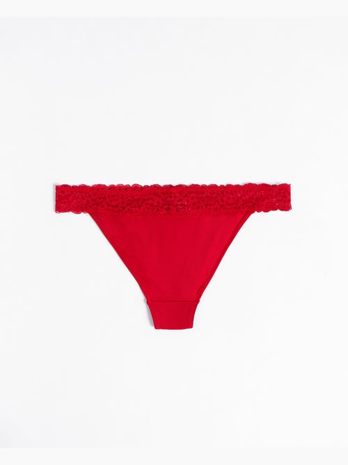 Mutandine in pizzo ADMAS con confezione regalo per donna - Kiabi Mutandine in pizzo ADMAS con confezione regalo per donna - Kiabi