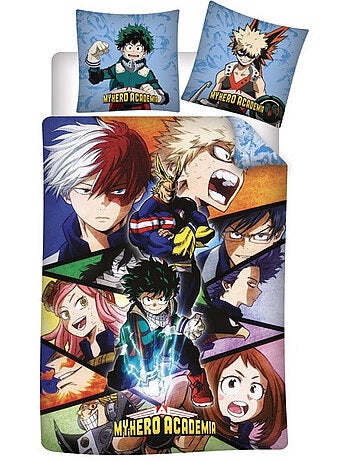 My Hero Academia - Parure Copripiumino Bambino Stampata Reversibile