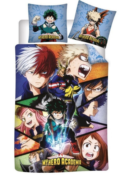 My Hero Academia - Parure Copripiumino Bambino Stampata Reversibile - Kiabi My Hero Academia - Parure Copripiumino Bambino Stampata Reversibile - Kiabi