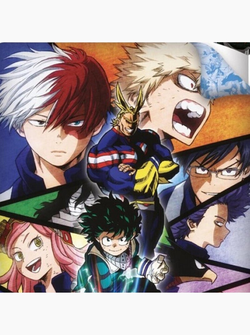 My Hero Academia - Parure Copripiumino Bambino Stampata Reversibile Multicolore - Kiabi