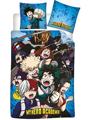 My Hero Academia, Completo Letto Bambino Stampato Reversibile 100% Cotone