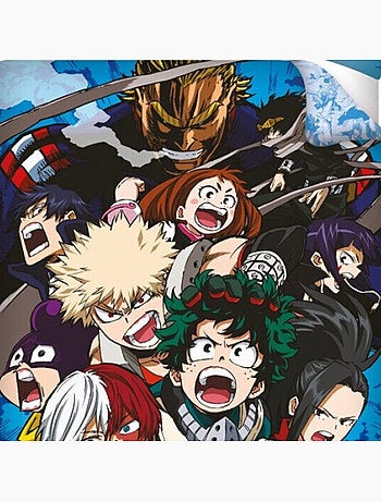 My Hero Academia, Completo Letto Bambino Stampato Reversibile 100% Cotone