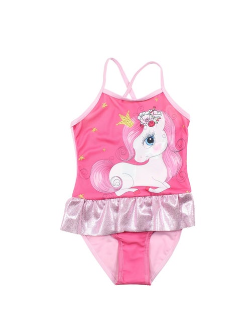 My little pony - costume da bagno intero con volant e spalline sottili - Kiabi My little pony - costume da bagno intero con volant e spalline sottili - Kiabi