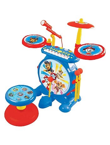 My Rock Band Paw Patrol set completo di batteria elettronica luminosa con seggiolino