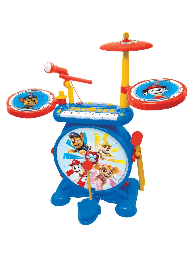 My Rock Band Paw Patrol set completo di batteria elettronica luminosa con seggiolino Blu - Kiabi