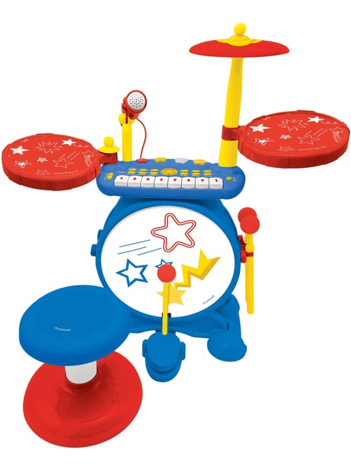 My Rock Band set completo di batteria elettronica luminosa con sedile - Kiabi