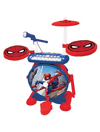 My Rock Band SpiderMan set completo di batteria elettronica luminosa con sedile