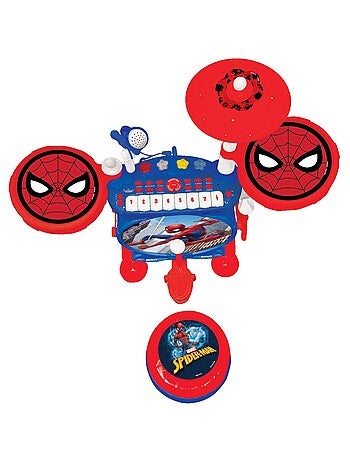 My Rock Band SpiderMan set completo di batteria elettronica luminosa con sedile