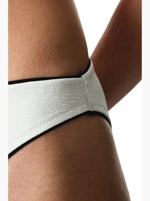 Nadia slip bikini con texture e vita media penti - Kiabi