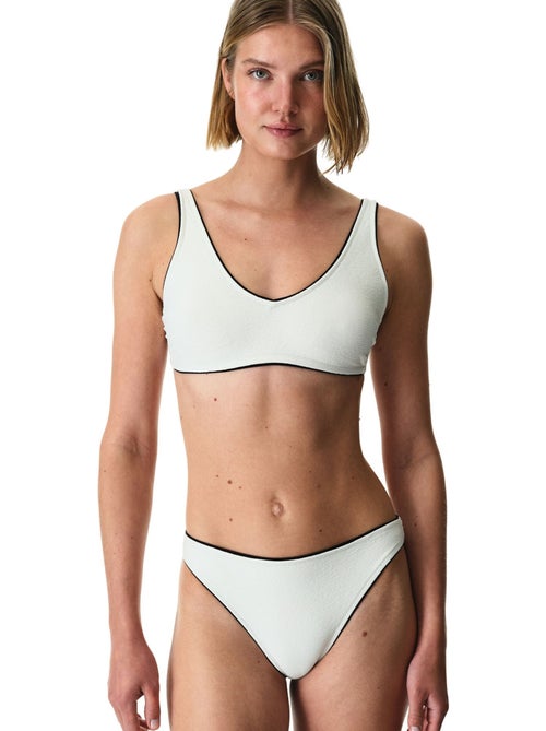 Nadia slip bikini con texture e vita media penti - Kiabi