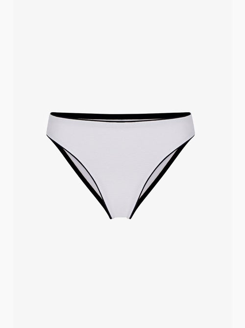 Nadia slip bikini con texture e vita media penti - Kiabi