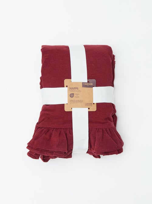 Nappe con frange (150x300 cm) - Kiabi Home - Kiabi
