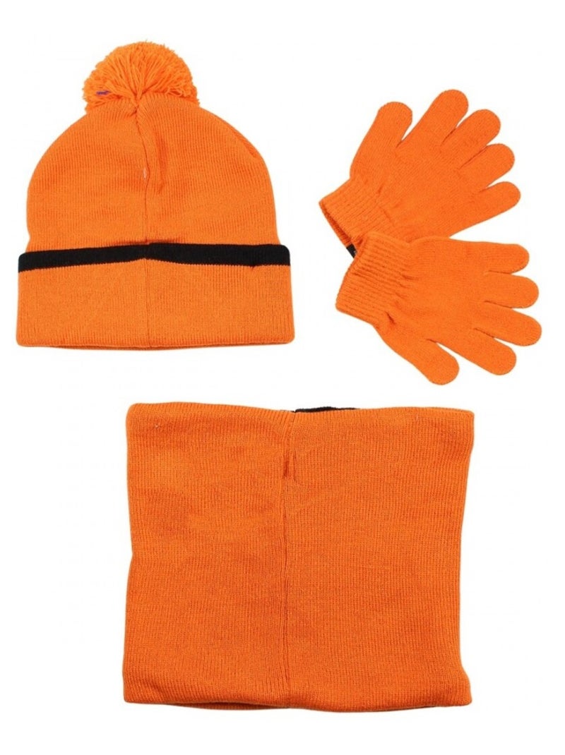 Naruto - Cappello, guanti e scaldacollo Arancione - Kiabi