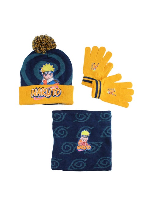 Naruto - Cappello, guanti e scaldacollo bambino - Kiabi Naruto - Cappello, guanti e scaldacollo bambino - Kiabi