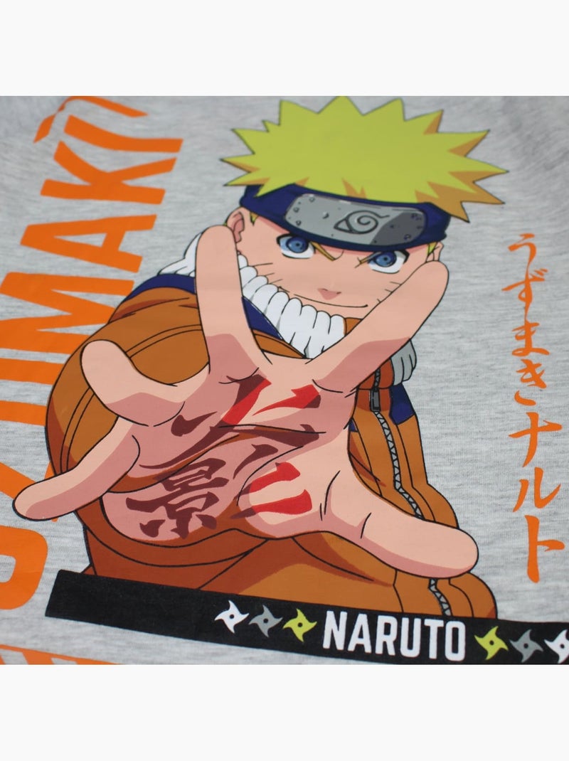 Naruto - Completo maglietta e short bambino Grigio - Kiabi