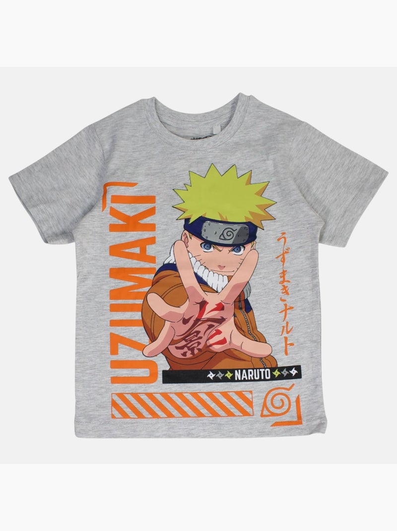 Naruto - Completo maglietta e short bambino Grigio - Kiabi