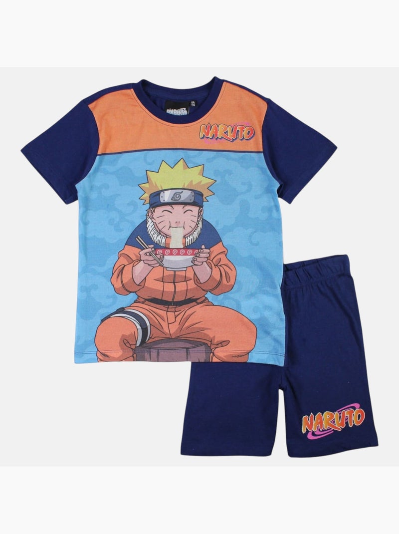 Naruto - Completo maglietta e short Blu marino - Kiabi