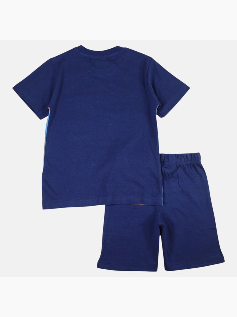 Naruto - Completo maglietta e short Blu marino - Kiabi