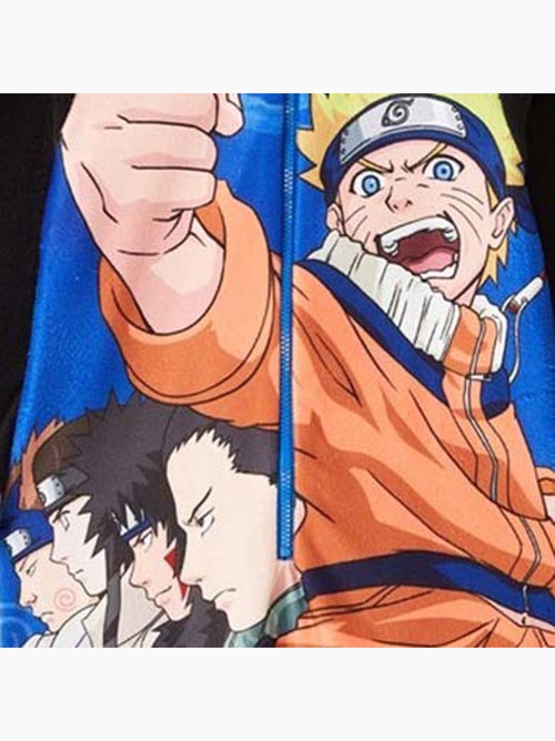 Naruto - tuta in pile con cerniera e stampa - Kiabi