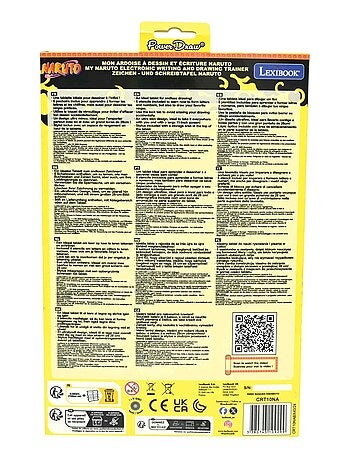 Naruto 11'' multicolore apprendimento disegno Eink tablet con stencil