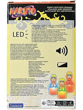 Naruto 3D Luce Notturna con luce bianca soffusa