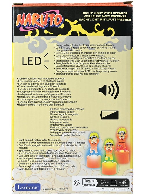 Naruto 3D Luce Notturna con luce bianca soffusa - Kiabi