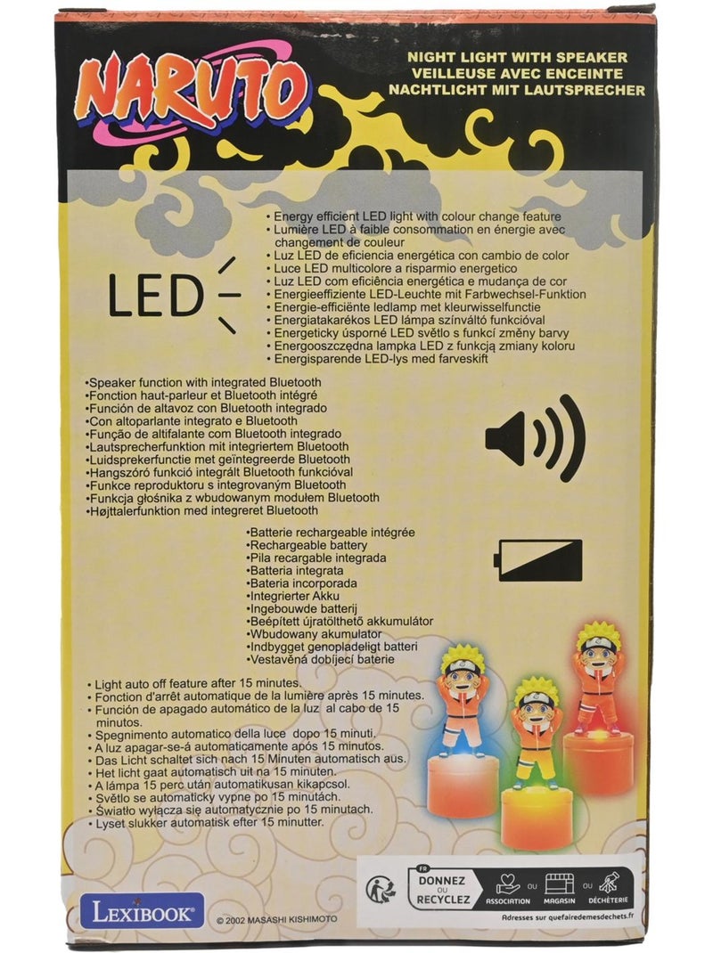 Naruto altoparlante bluetooth con luce notturna Arancione - Kiabi