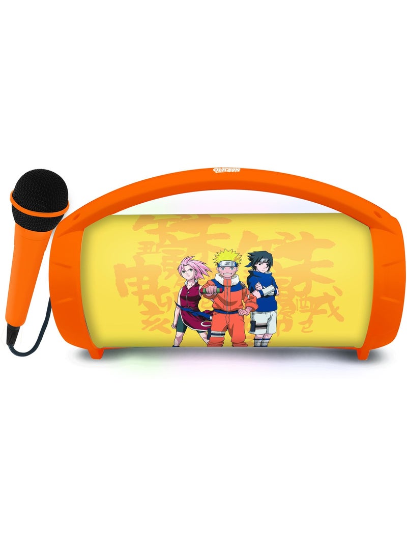 Naruto altoparlante luminoso bluetooth® con microfono Arancione - Kiabi
