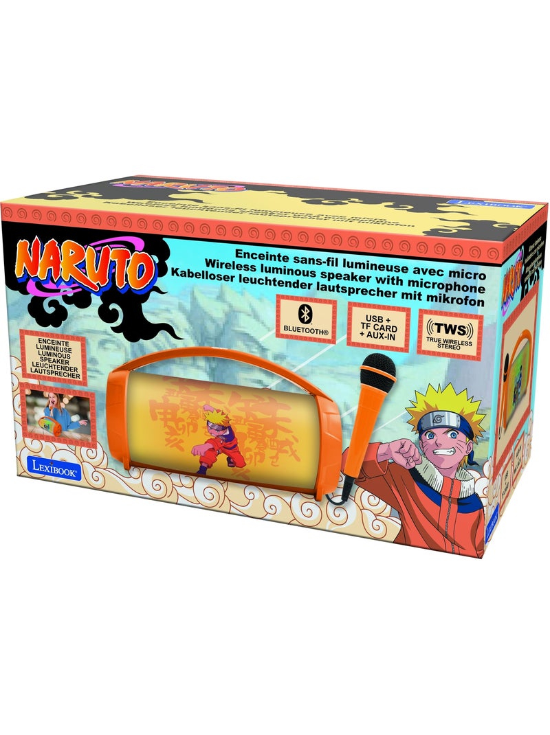 Naruto altoparlante luminoso bluetooth® con microfono Arancione - Kiabi