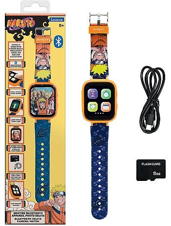 Naruto bluetooth orologio digitale con fotocamera con 8gb memory card