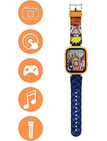 Naruto bluetooth orologio digitale con fotocamera con 8gb memory card