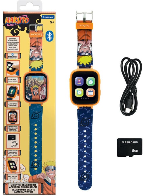 Naruto bluetooth orologio digitale con fotocamera con 8gb memory card - Kiabi
