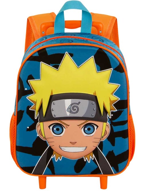 Naruto Happy Zainetto 3D con Ruote Piccolo, Blu - Kiabi