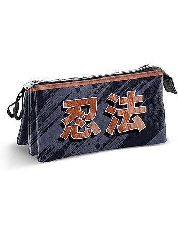 Naruto Shadow Astuccio Triplo, Nero