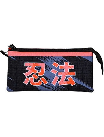 Naruto Shadow Astuccio Triplo, Nero