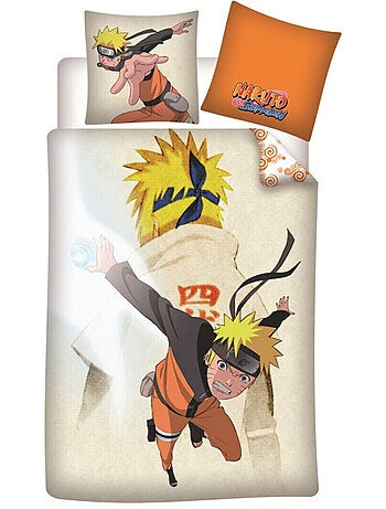 Naruto Shippuden, Completo Letto Bambino Stampato Reversibile 100% Cotone