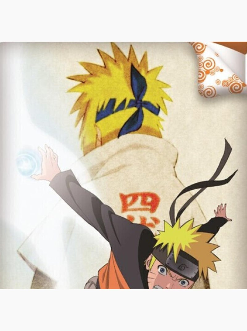 Naruto Shippuden, Completo Letto Bambino Stampato Reversibile 100% Cotone Multicolore - Kiabi