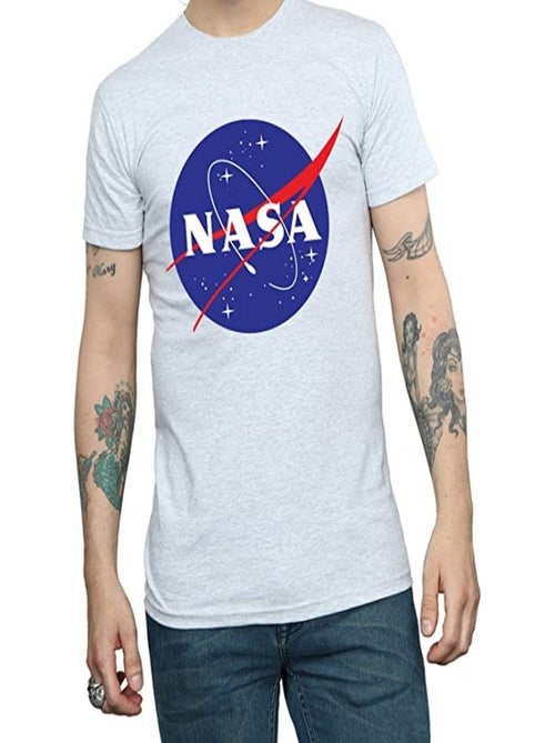 NASA Insignia Maglietta Logo Effetto Invecchiato Uomo - Kiabi NASA Insignia Maglietta Logo Effetto Invecchiato Uomo - Kiabi