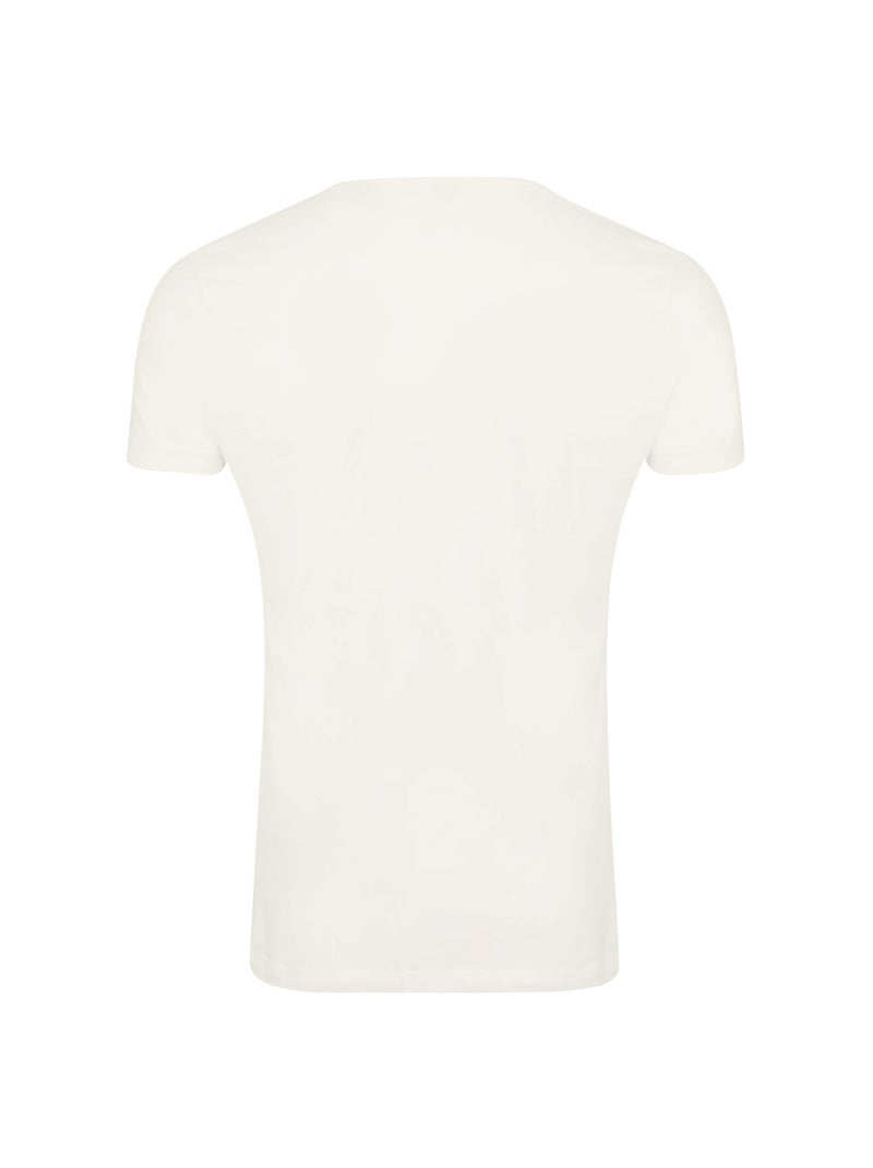 NASA Maglietta Distintivo Uomo Bianco Beige - Kiabi